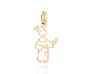 GOLD SAINT FRANCIS PENDANT