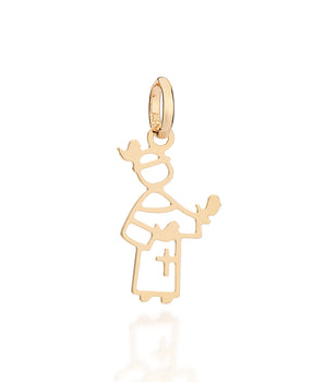 GOLD SAINT FRANCIS PENDANT