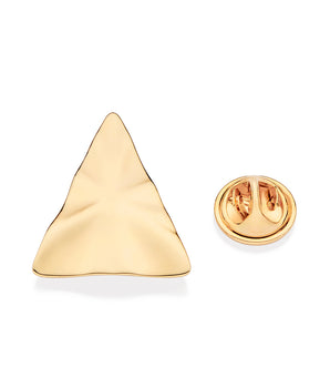 GOLD TIME CAPSULE BROOCH
