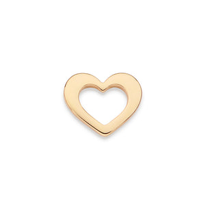 GOLD HOLLOW HEART PENDANT