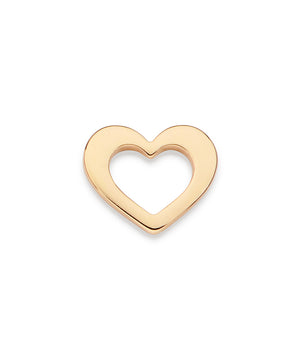 GOLD HOLLOW HEART PENDANT