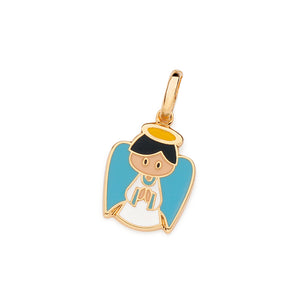 GOLD ANGEL GABRIEL PENDANT