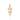 GOLD STANDING GIRL PENDANT