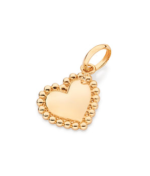 GOLD BEATING HEART PENDANT
