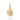 GOLD RIDER'S COWBOY HAT PENDANT
