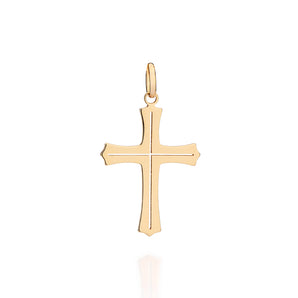 MEN’S GOLD HOLLOW CROSS PENDANT