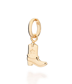GOLD WESTERN TRAIL PENDANT