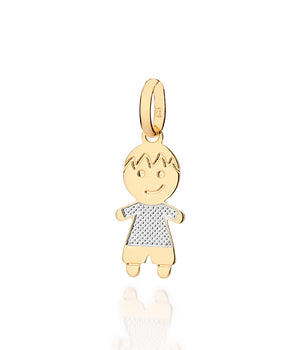 DUO TONE BOY PENDANT