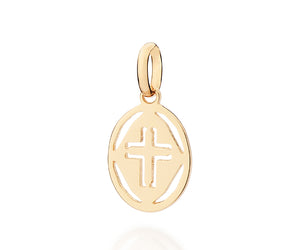 GOLD SACRED CROSS PENDANT