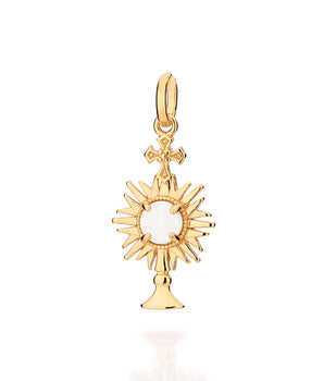 GOLD HOLY SACRAMENT PENDANT