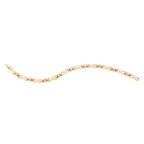 GOLD BRACELET WITH CRYSTAL