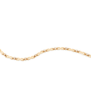 GOLD BRACELET WITH CRYSTAL