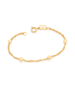 GOLD PLATED KID'S BRACELET