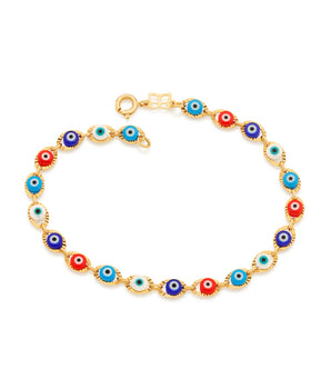 GREEK EYE GOLD BRACELET