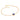 GOLD BRACELET WITH ZIRCONIA