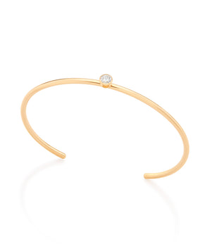 GOLD BRACELET WITH ZIRCONIA