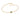 GOLD BRACELET WITH ZIRCONIA