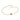 GOLD BRACELET WITH ZIRCONIA