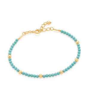 GOLD BRACELET WITH CRYSTAL