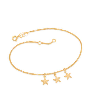 GOLD STAR FISH ANKLET