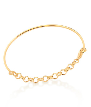 GOLD HALF CHAIN BRACELET