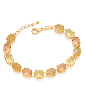 GOLD LUXURIOUS GARDEN BRACELET IN YELLOW