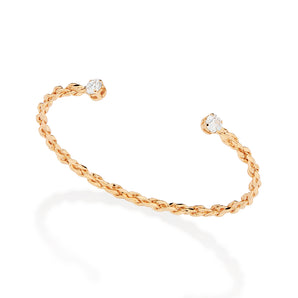 GOLD PLATED BRACELET WITH ZIRCONIA