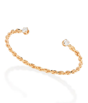 GOLD PLATED BRACELET WITH ZIRCONIA
