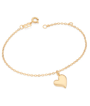 GOLD HEART BRACELET