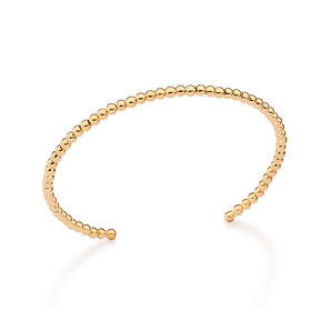 GOLD BUBBLELINE CUFF BRACELET