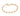 18K GOLD PLATED BEADED BRACELET