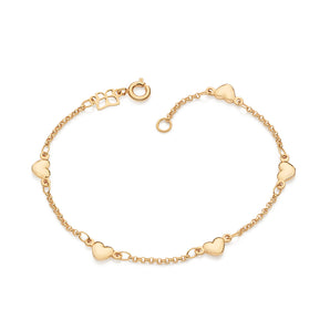 GOLD MY BEATING HEART BRACELET