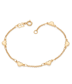 GOLD MY BEATING HEART BRACELET