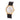 BLACK AND GOLD SOCIAL ANALOG WATCH