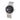 SILVER SOCIAL ANALOG WATCH WITH BUTTERFLIES