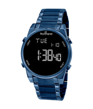 BLUE SPORTS LCD DIGITAL WATCH