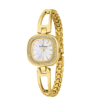 GOLD-TONE ANALOG DRESS WATCH