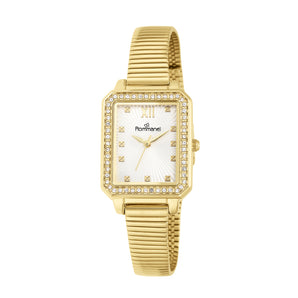 GOLD GRACE CRYSTAL ANALOG WATCH