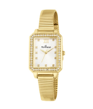 GOLD GRACE CRYSTAL ANALOG WATCH