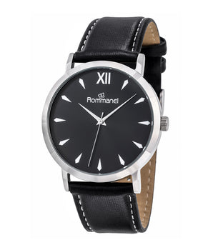 SILVER ELEGANT NIGHT ANALOG WATCH