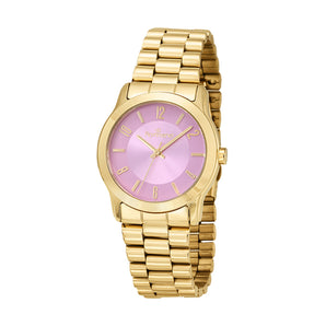 GOLD-TONE ANALOG DRESS WATCH