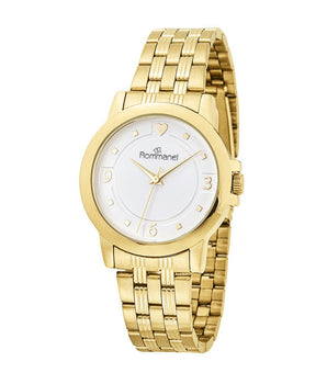 GOLD HEARTFELT ANALOG WATCH