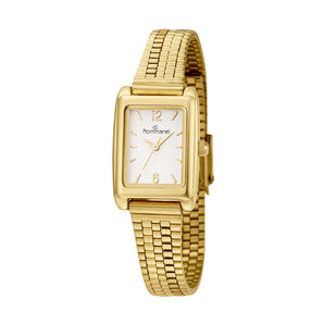 GOLD-TONE ANALOG DRESS WATCH