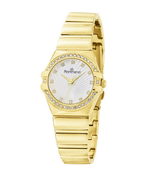 GOLD TIMELESS ANALOG WATCH