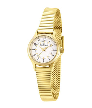 GOLD BACK IN TIME ANALOG WATCH