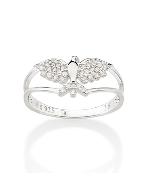 SILVER HOLY SPIRIT DOVE RING