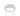 SILVER TWISTED HALF BAND STUDDED RING