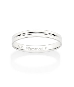 SILVER THIN WEDDING BAND