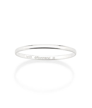 SILVER TINY WEDDING BAND