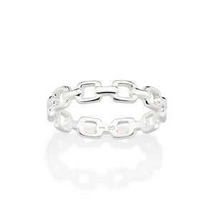 SILVER CHAIN RING
